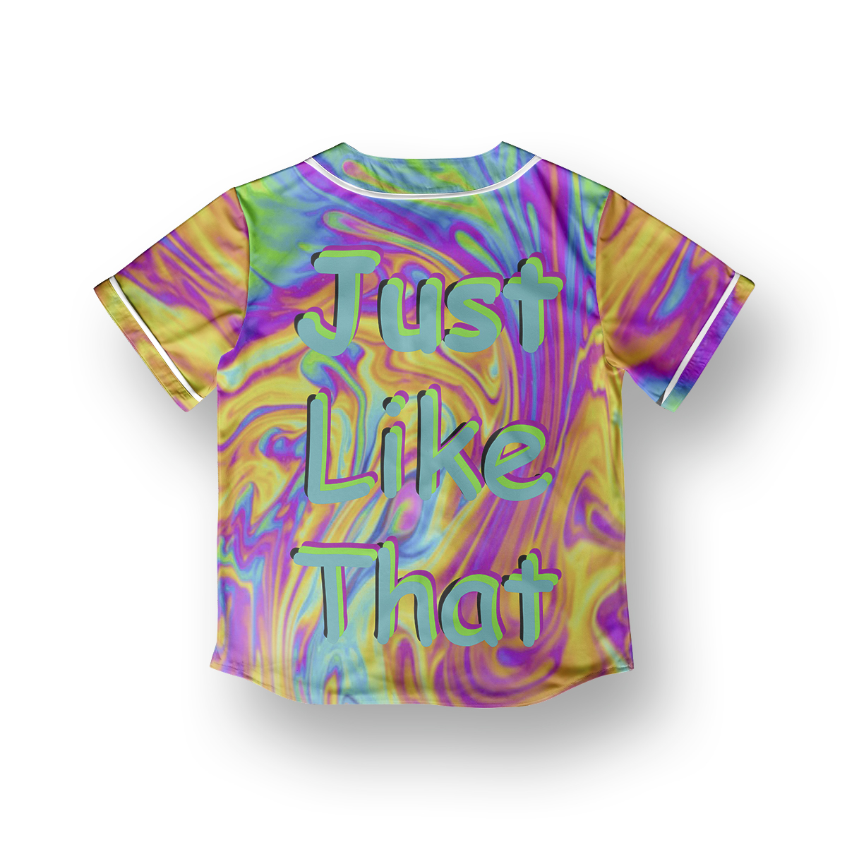 Just Like That Baseball Jersey - Psychodelic Style