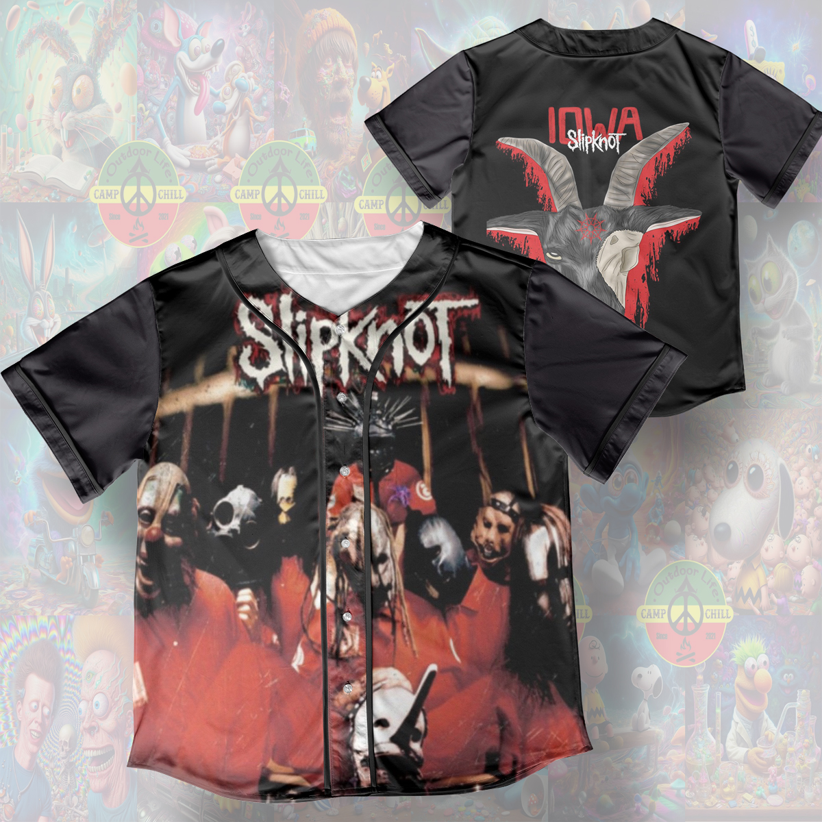 Slipknot Iowa Album Cover Jersey