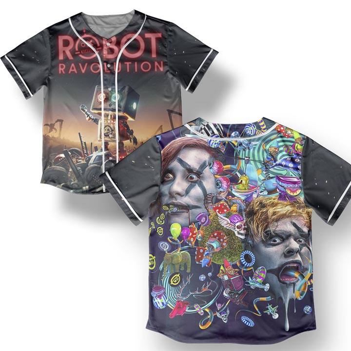 Sub Zero Project Robot Ravolution Psychodelic Rave Jersey Edm Festival Jersey