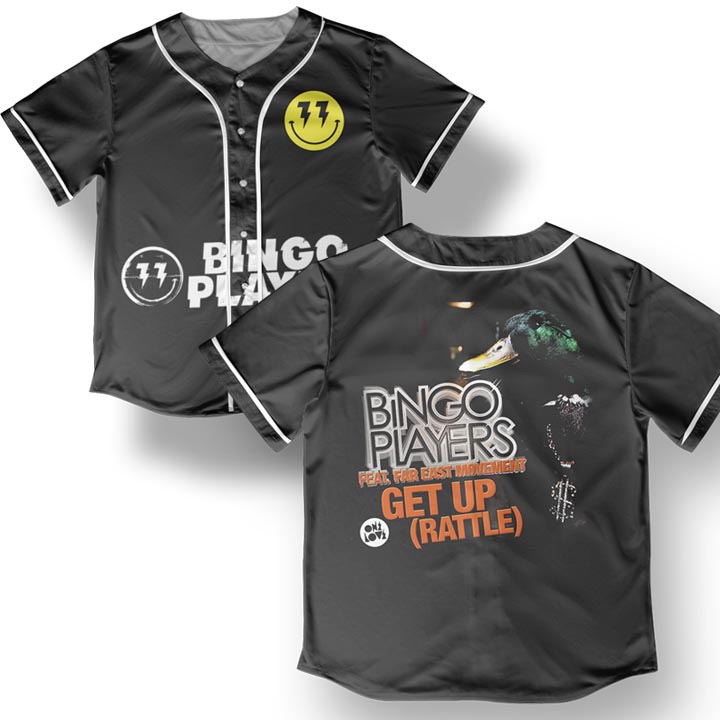 Bingo Players - Get Up Rattle - Edm Festival Jersey - Edm Merch - Tomorrowland Jersey