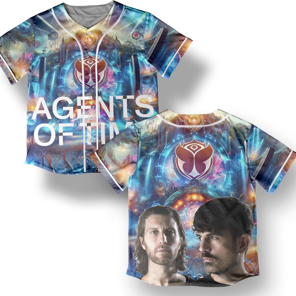 Agents Of Time Baseball Jersey Tomorrow Land Jersey Edm Festival Jersey