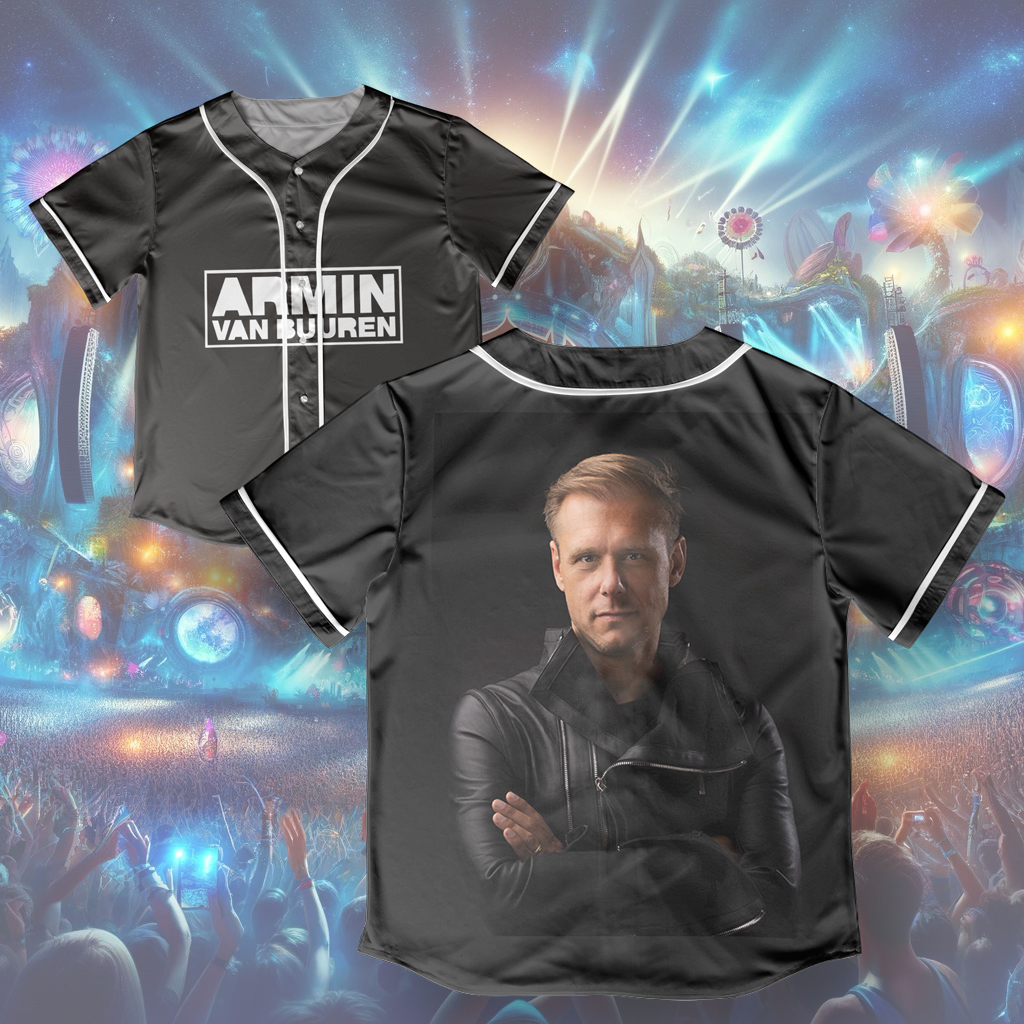 Armin Van Buuren Baseball Jersey Tomorrow Land Jersey Edm Jersey