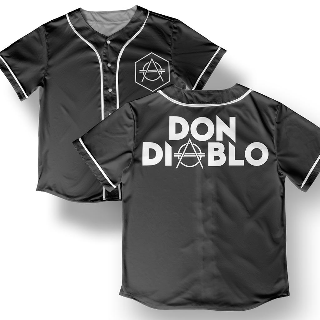 Don Diablo Baseball Jersey Rave Jersey Edm Festival Jersey