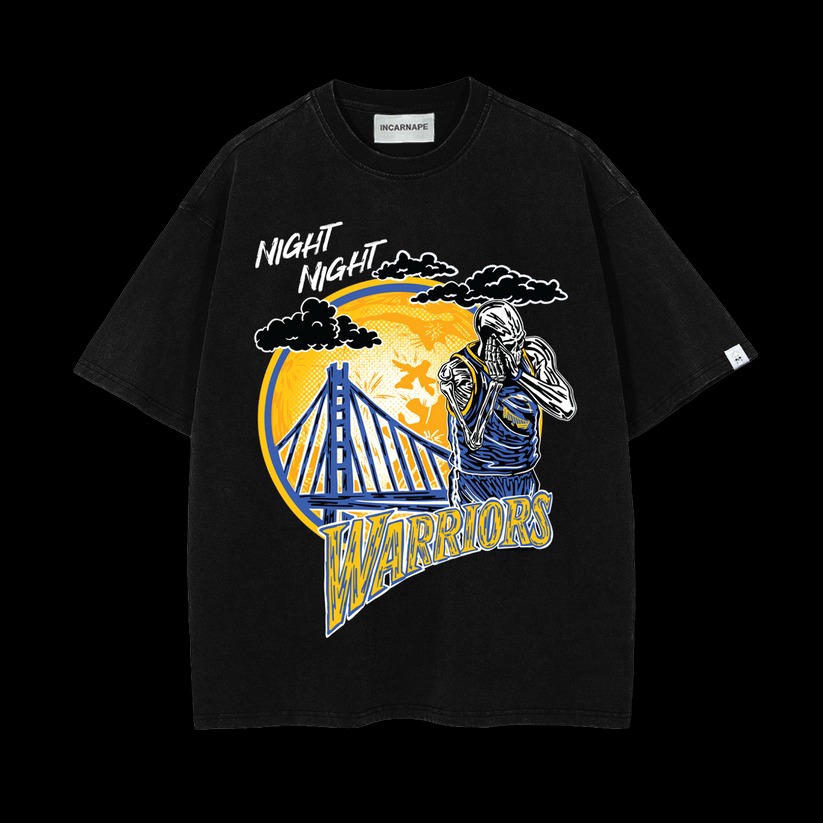   Warrior Curry "night Night" Premium Tee - Streetwear