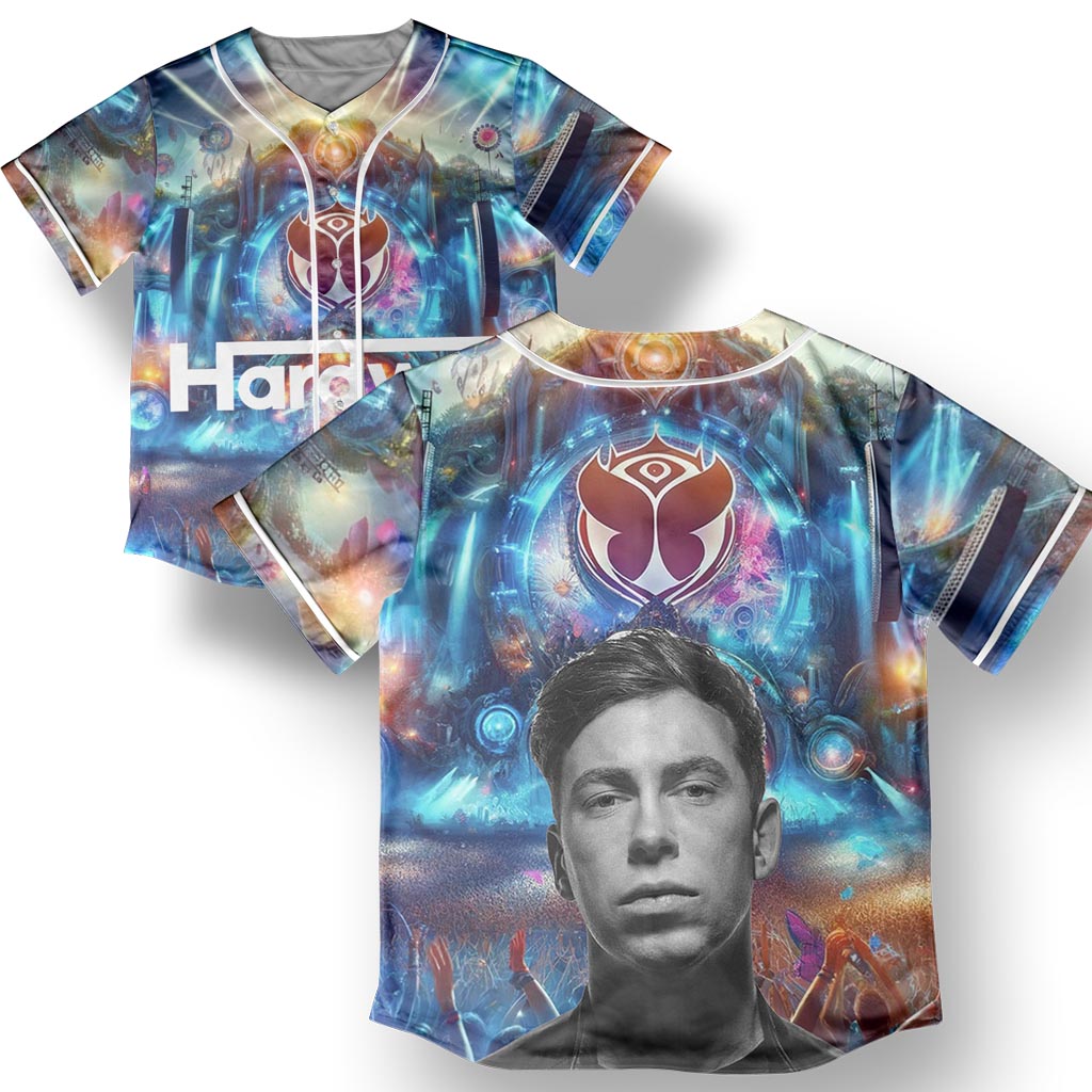 Hardwell Baseball Jersey Tomorrow Land Jersey Edm Jersey