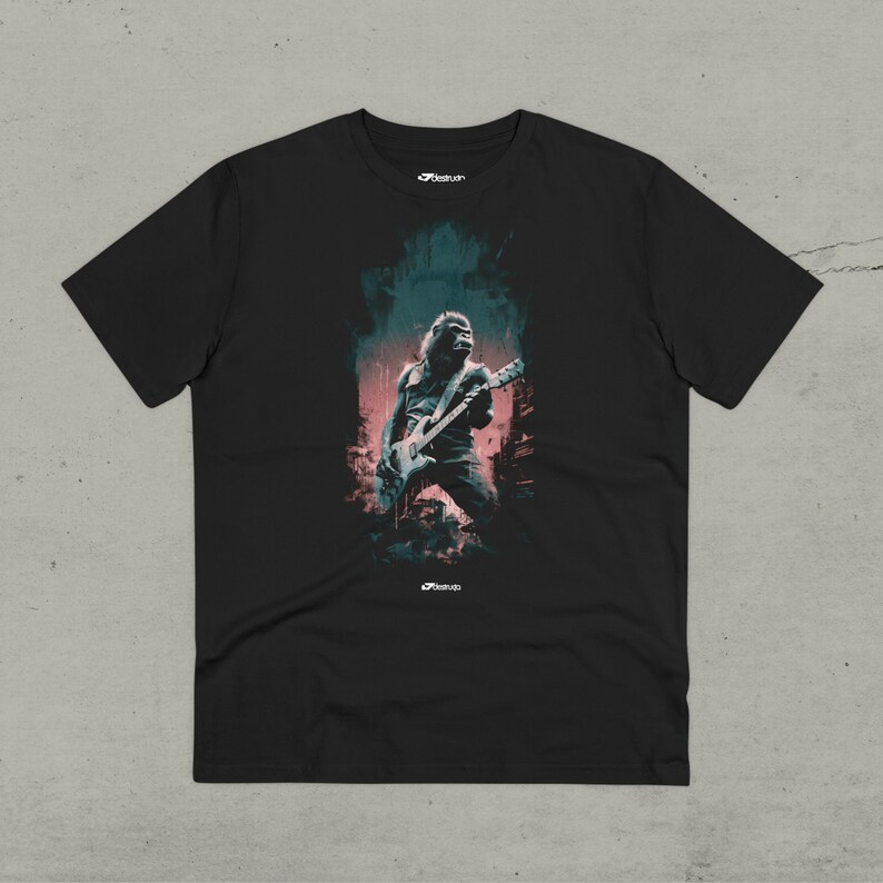 gorilla with guitar T-shirt