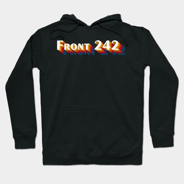 retro vintage Front 242 Hoodie