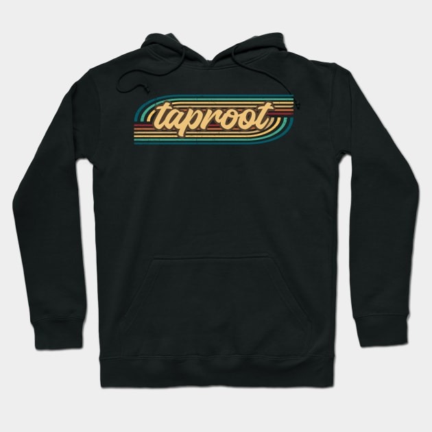 taproot retro stripes Hoodie